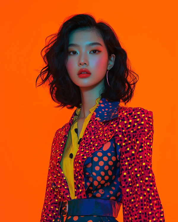 Vibrant Portrait of a Woman
