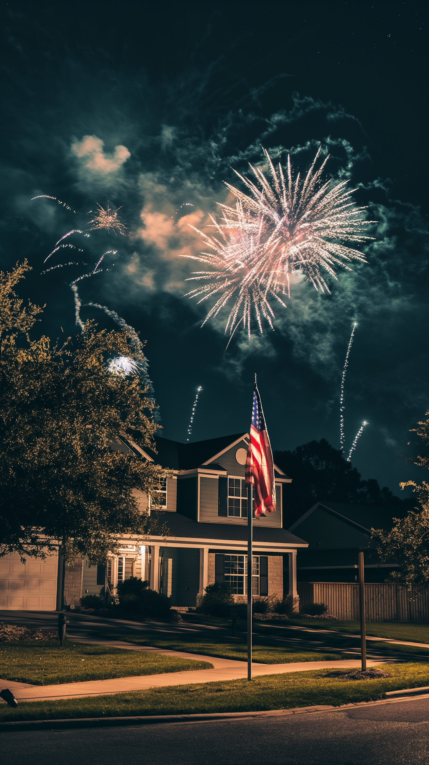 Suburban Fourth of July Celebration