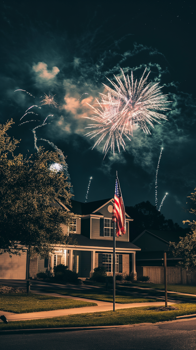 Suburban Fourth of July Celebration