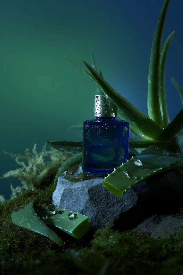 Aloe Vera Bottle Display