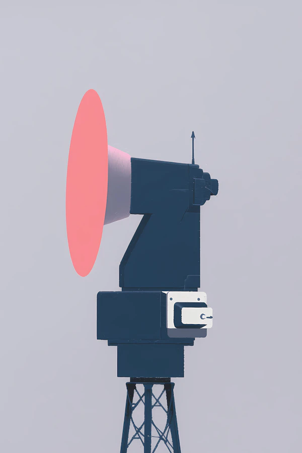 Minimalist Radar Tower