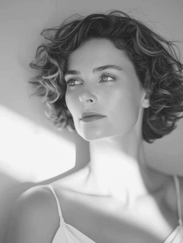 Thoughtful Woman Portrait