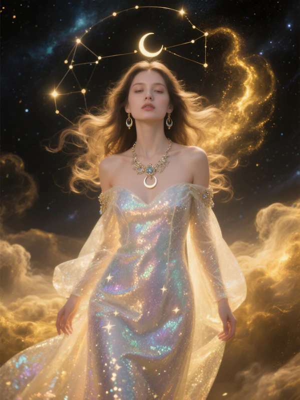 Celestial Woman Portrait