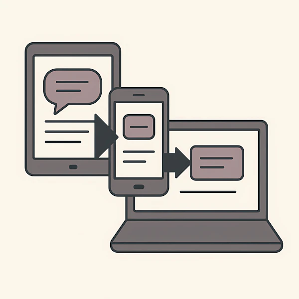 Cross-Device Sync Art