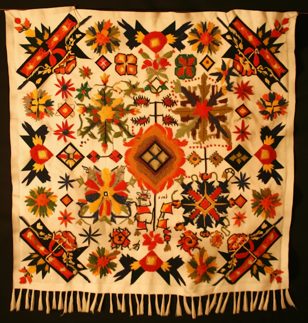 Embroidered Textile Art