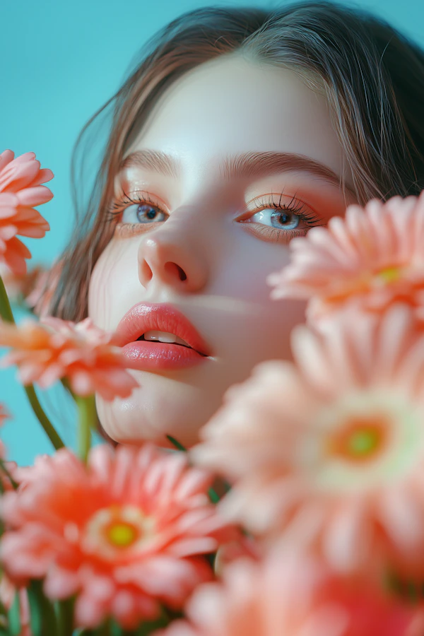 Ethereal Floral Portrait