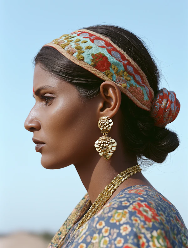 Elegant Profile Portrait