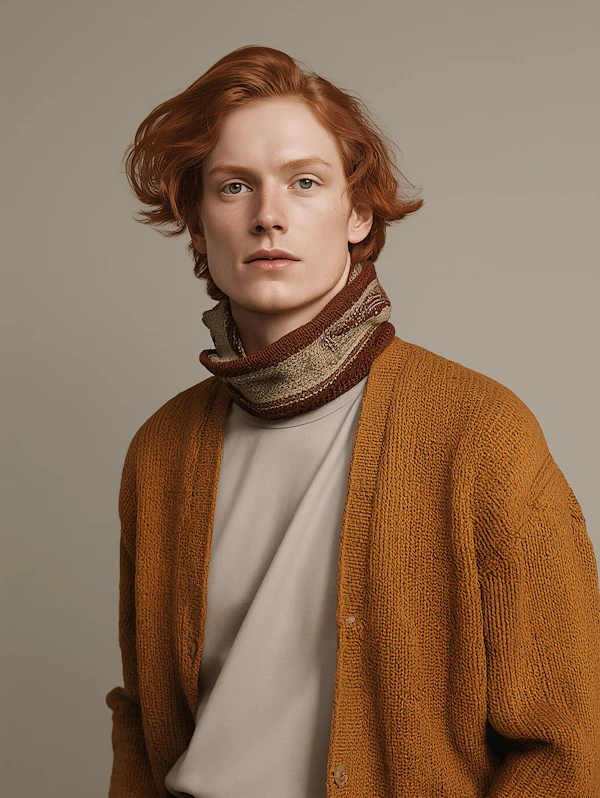 Portrait of Red-Haired Adult