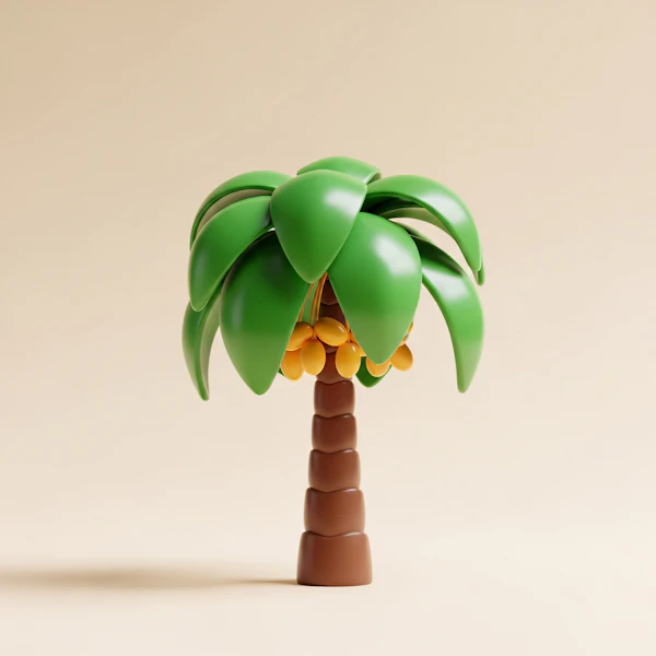 Stylized Palm Tree