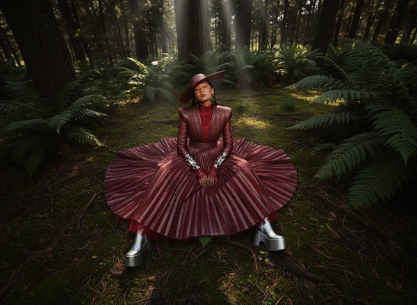 Forest Elegance Portrait