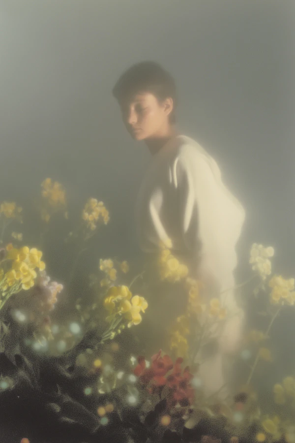 Dreamy Floral Portrait
