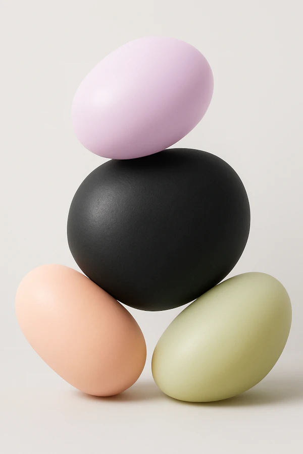 Balanced Pastel Eggs