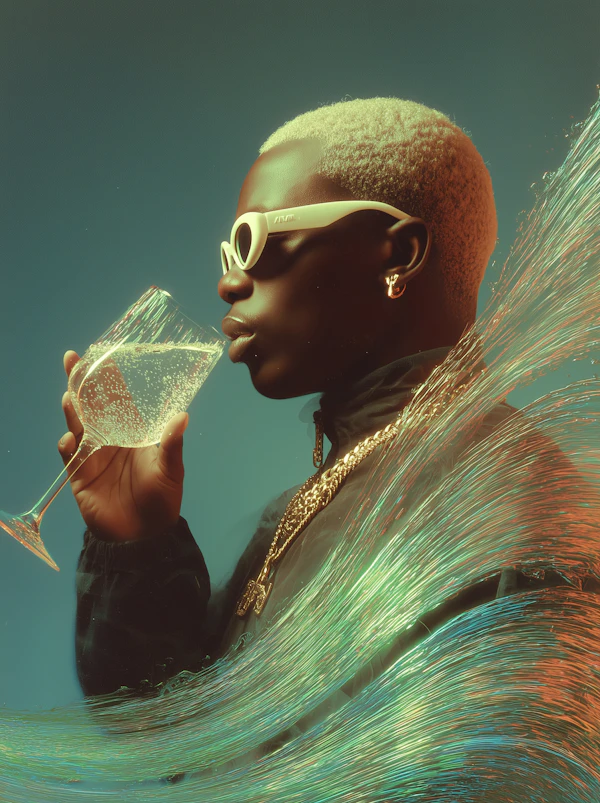 Futuristic Style Portrait
