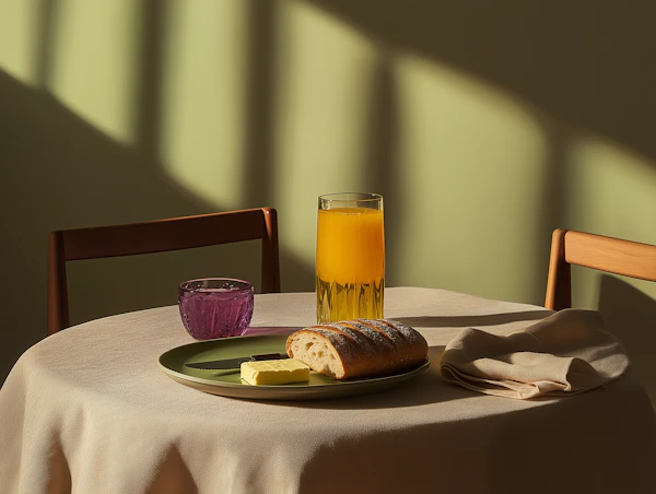 Serene Breakfast Setup