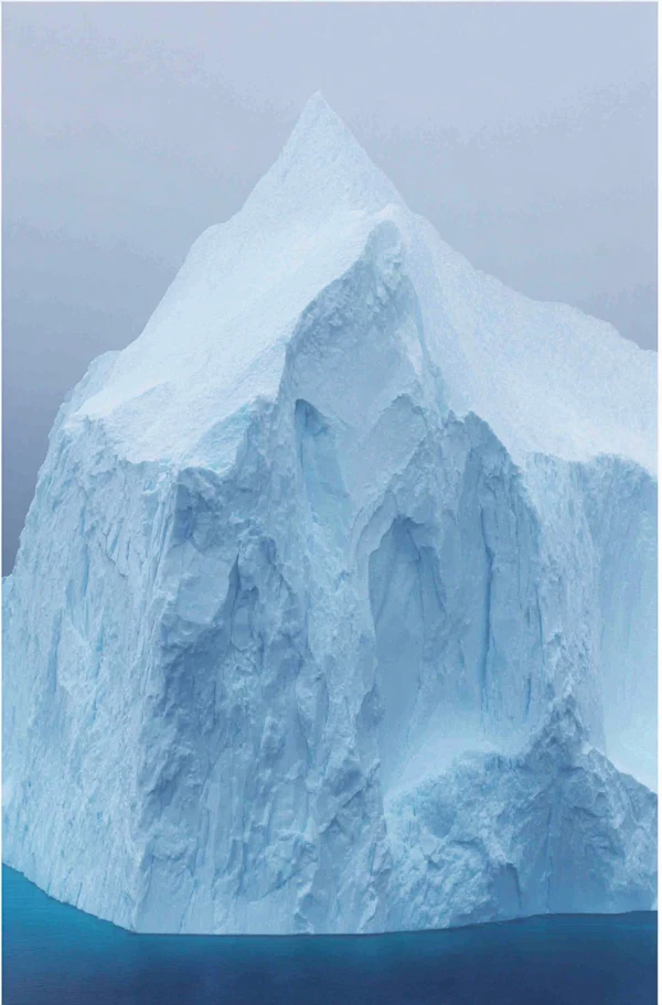 Majestic Iceberg Scene