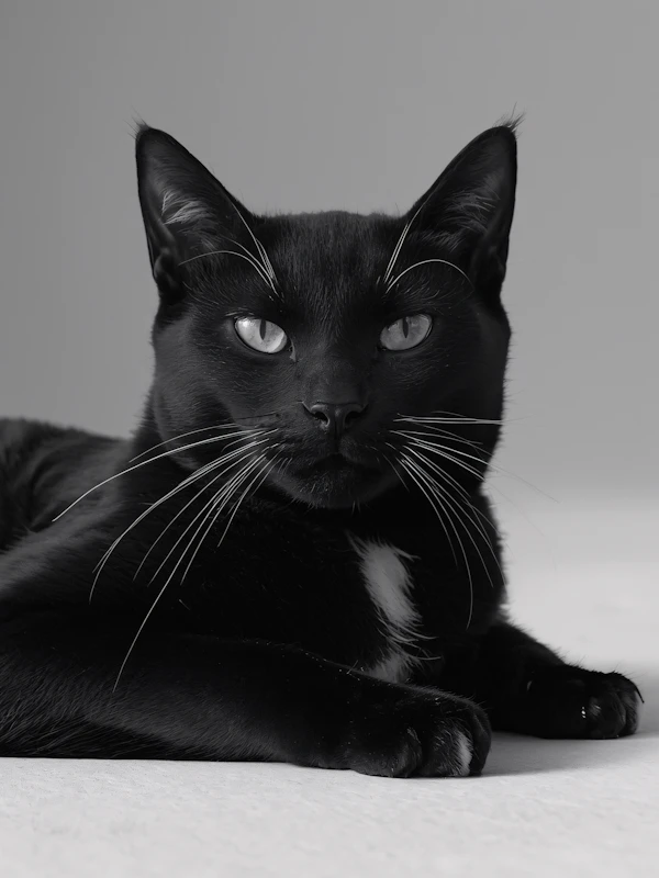 Elegant Black Cat