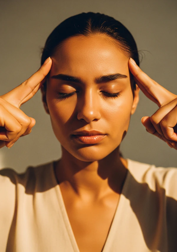 Meditative Woman Portrait