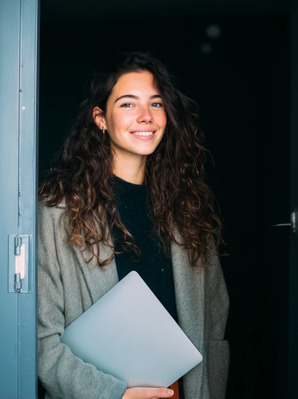 Person with Laptop