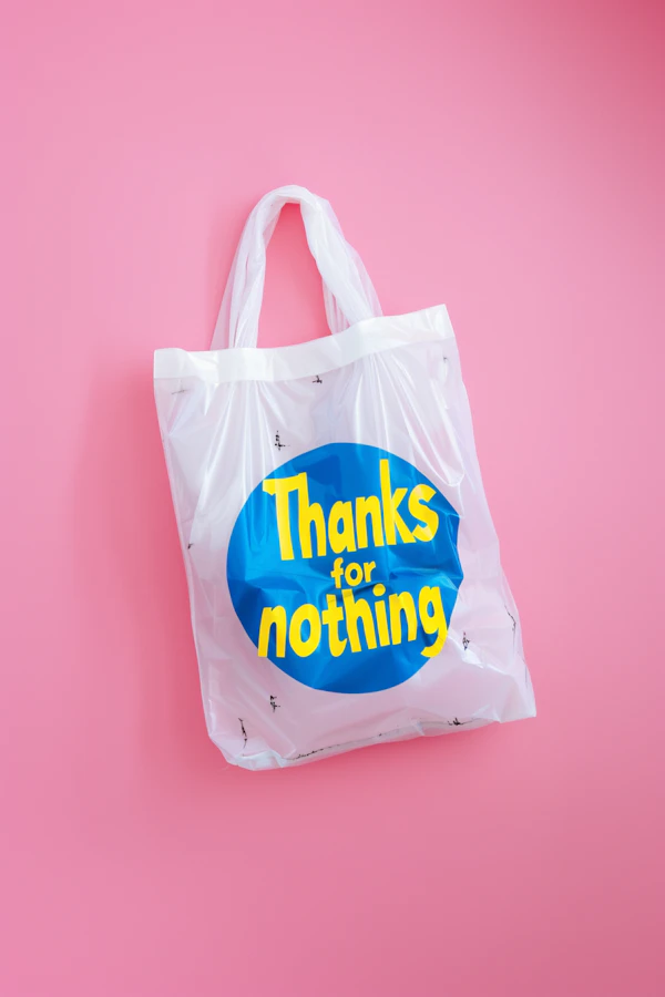 Sarcastic Eco Statement on Plastic Bag