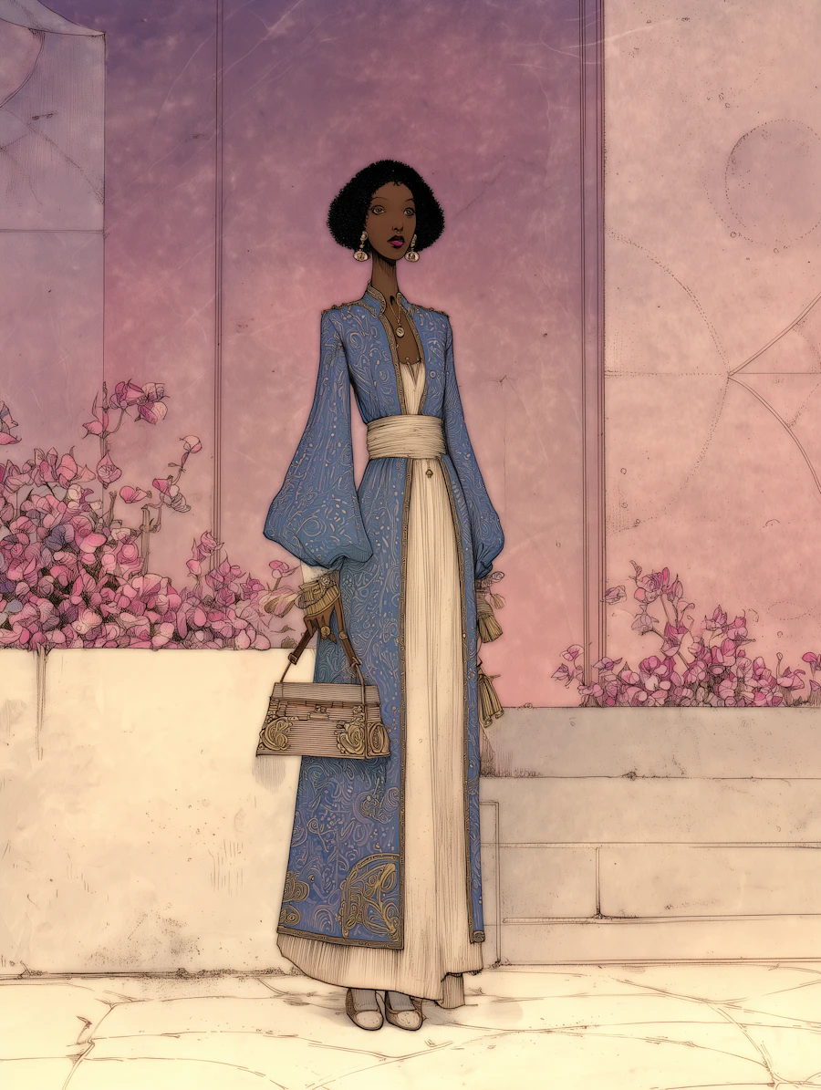 Elegant Woman Illustration