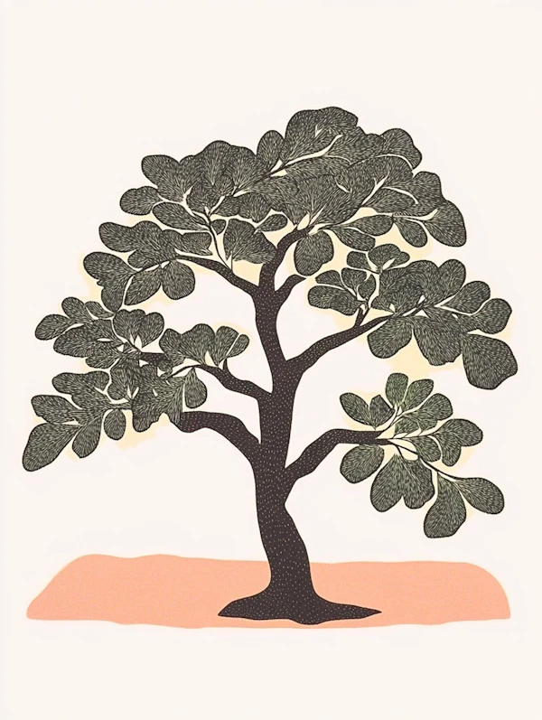 Stylized Tree Illustration