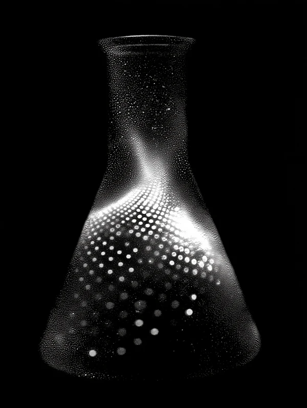 Illuminated Flask Art