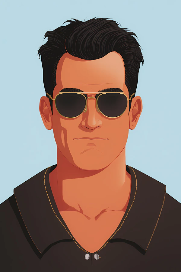 Stylized Man Portrait