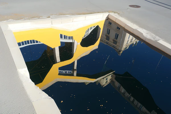 Urban Water Reflection