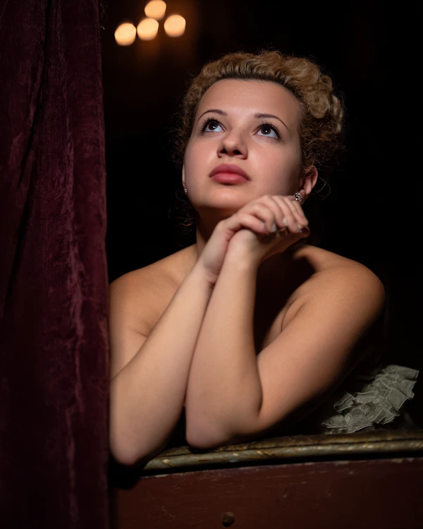 Thoughtful Woman Portrait