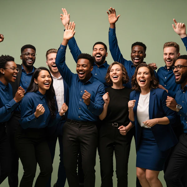 Celebratory Group Portrait