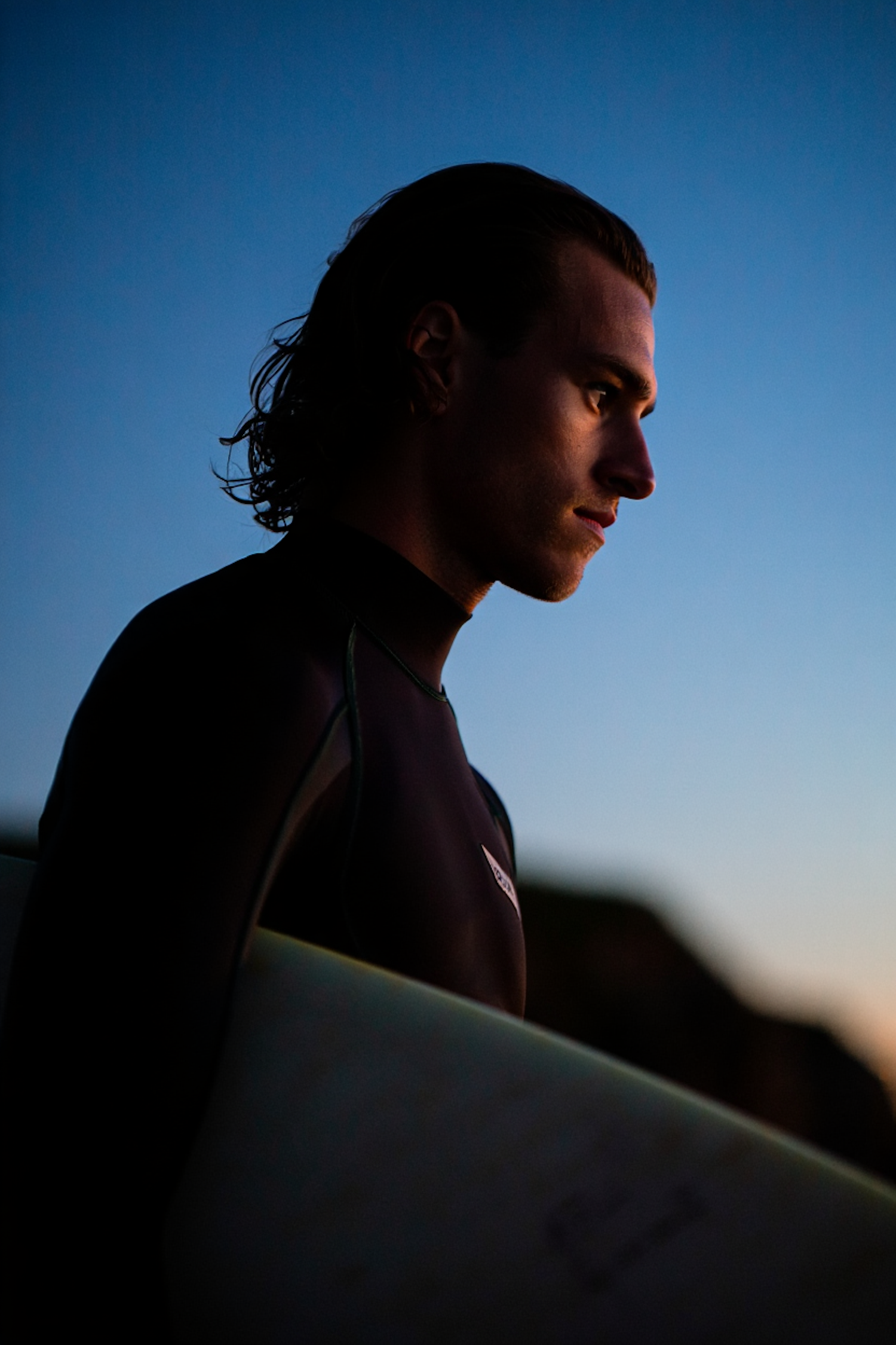 Surfer at Twilight