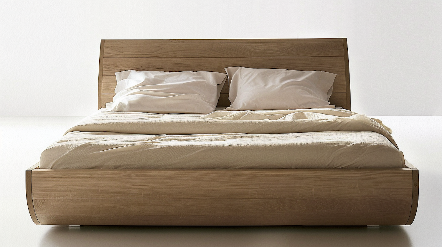 Minimalist Wooden Bed