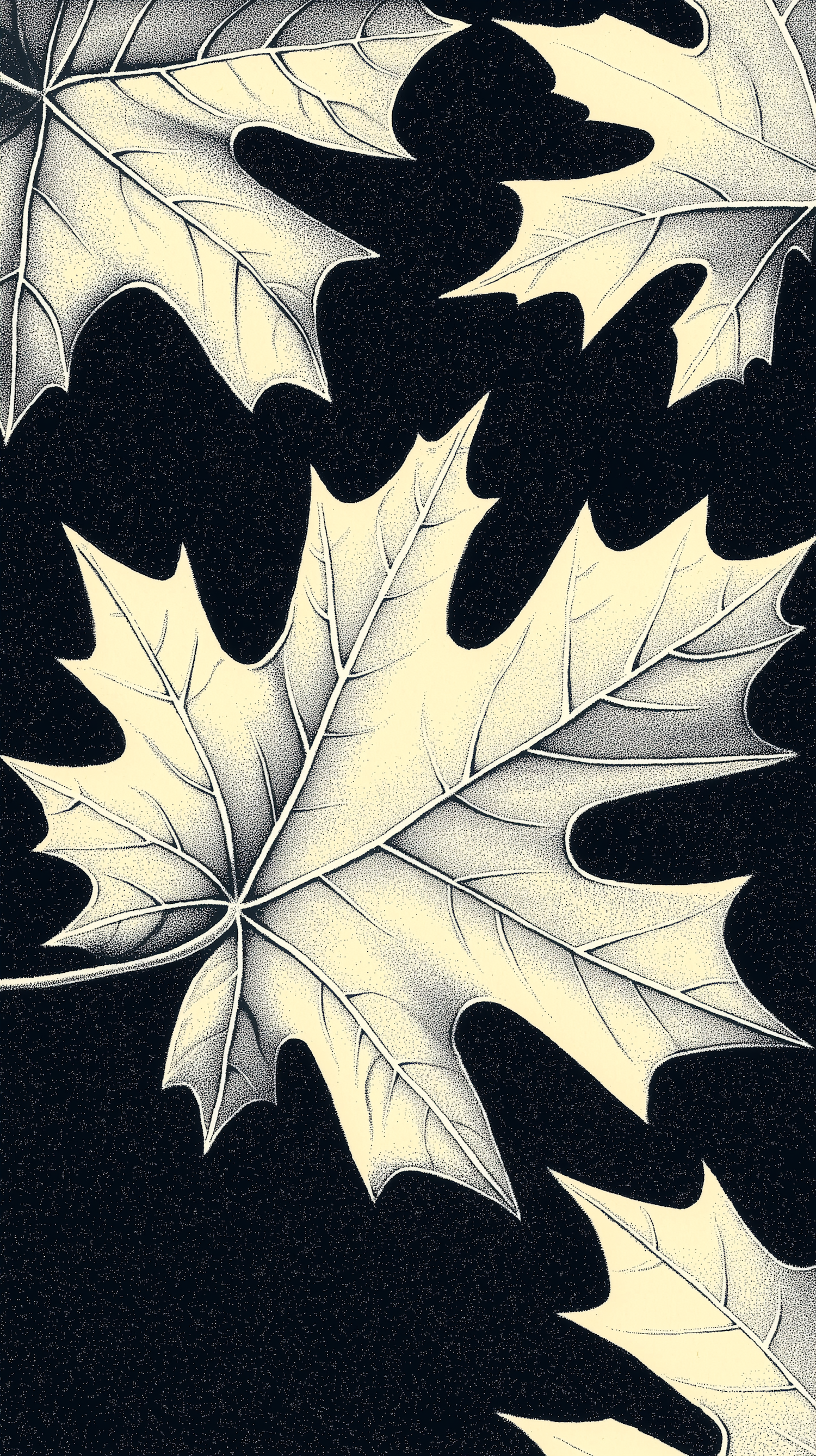 Monochromatic Leaf Patterns