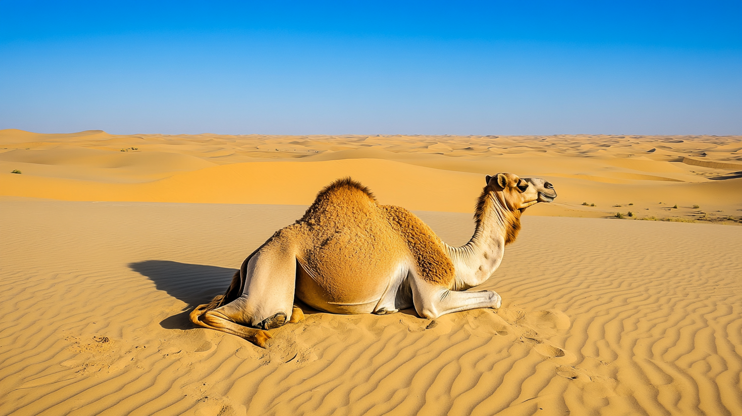 Camel in Desert