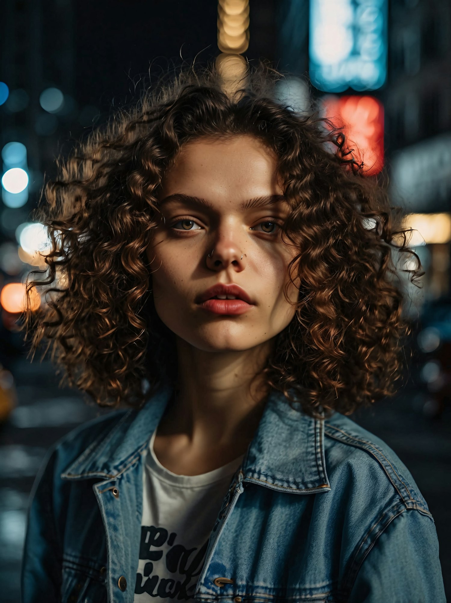 Urban Night Portrait