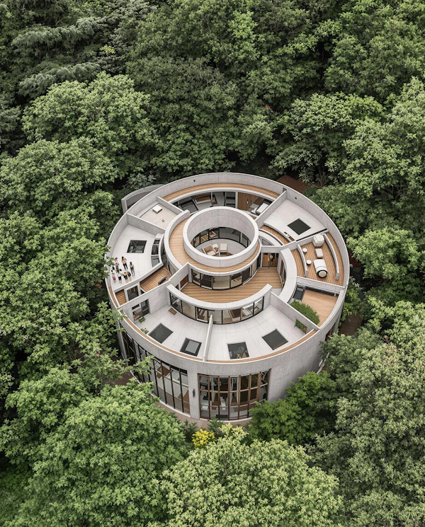 Modern Spiral Building