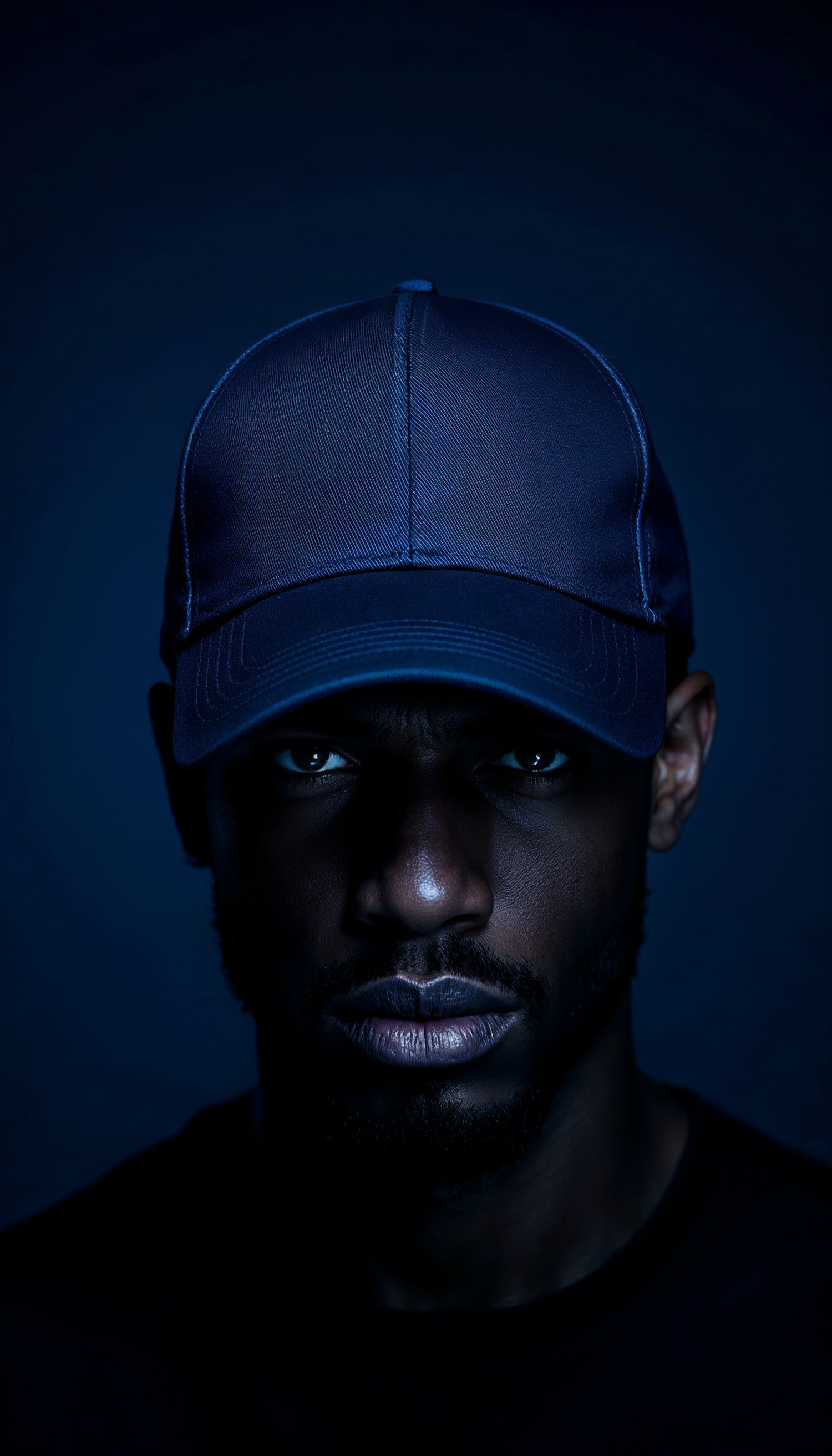 Moody Portrait with Cap