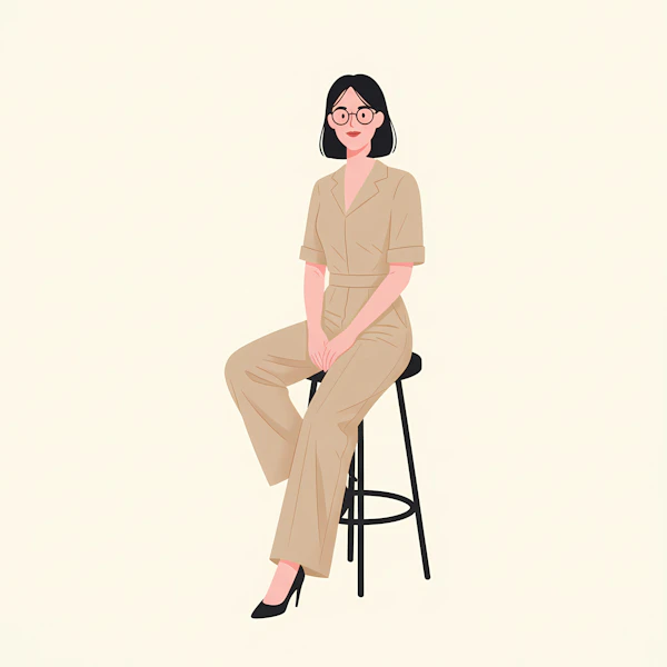 Elegant Seated Woman