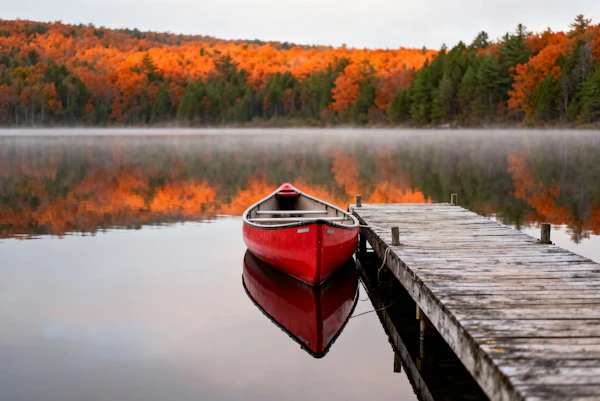 Autumn Lake Serenity