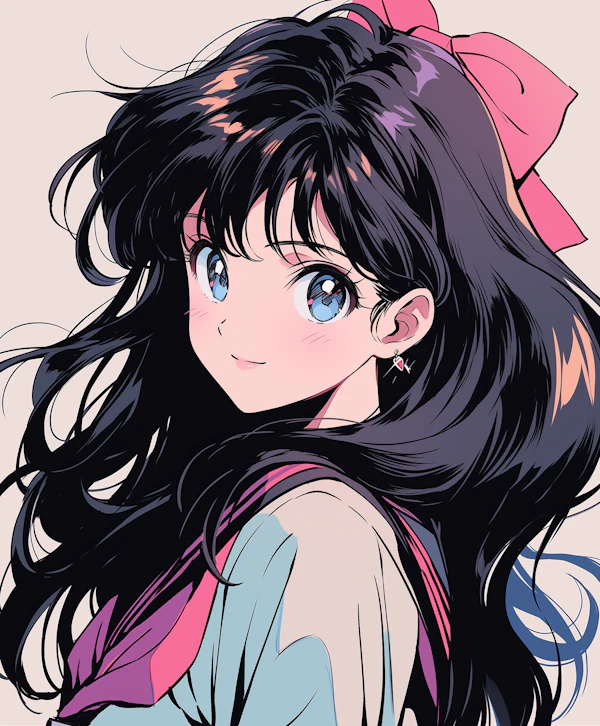 Anime Girl Portrait