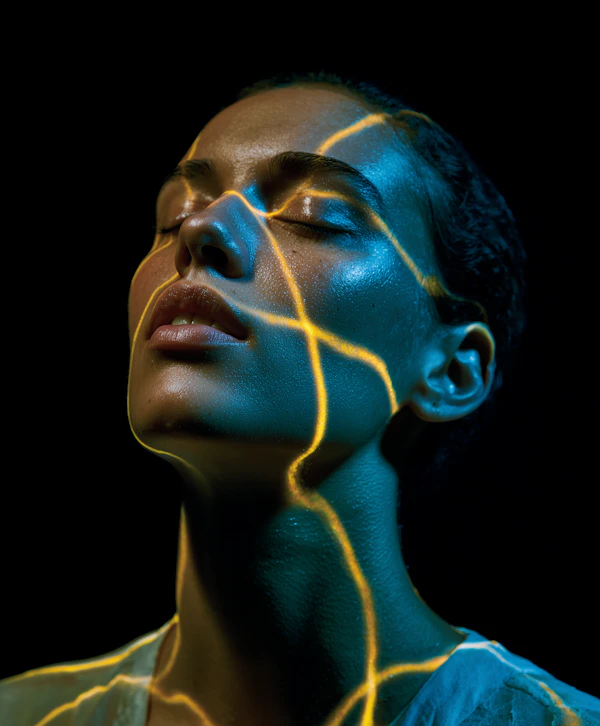 Abstract Light Portrait