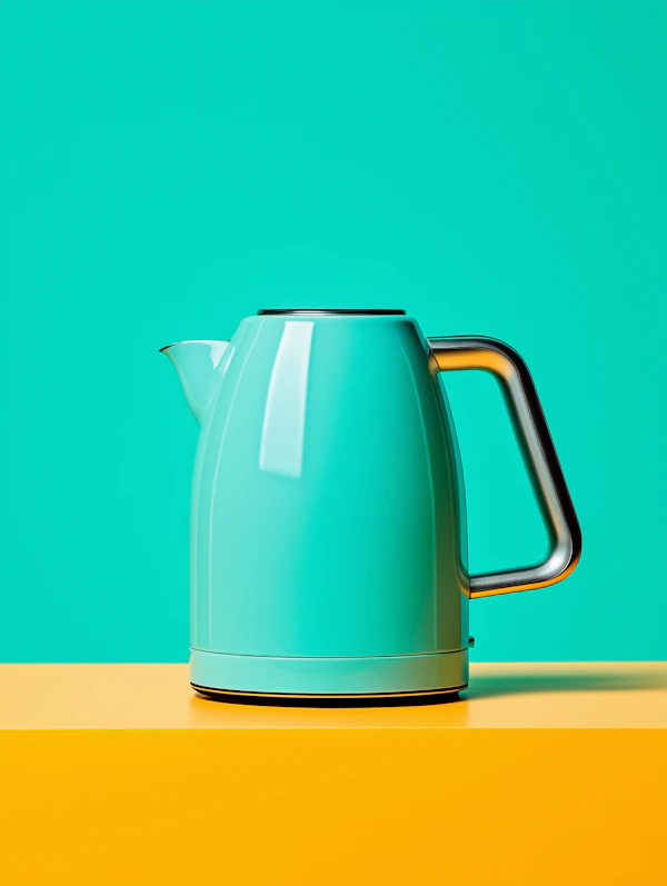 Modern Teal Kettle