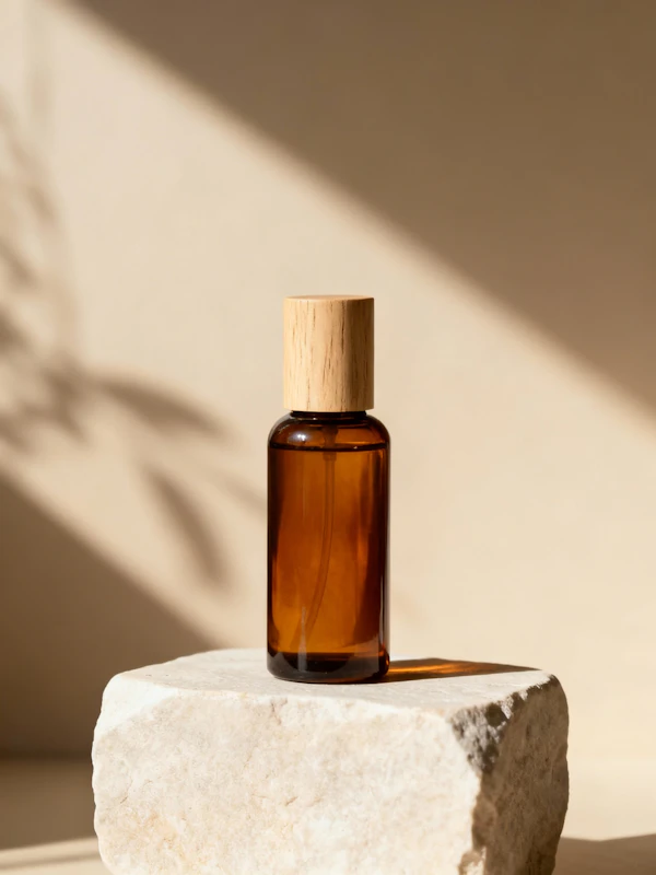 Amber Bottle Display