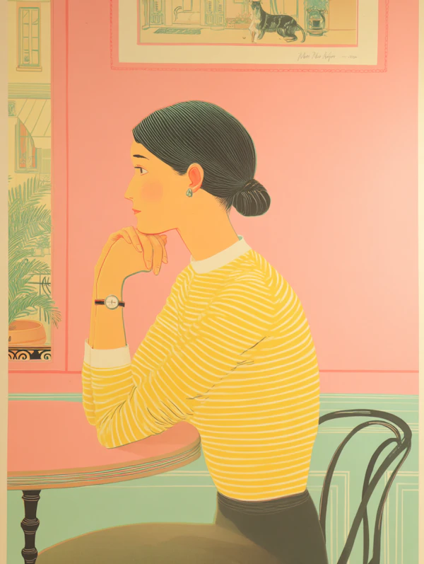 Stylized Woman Indoors
