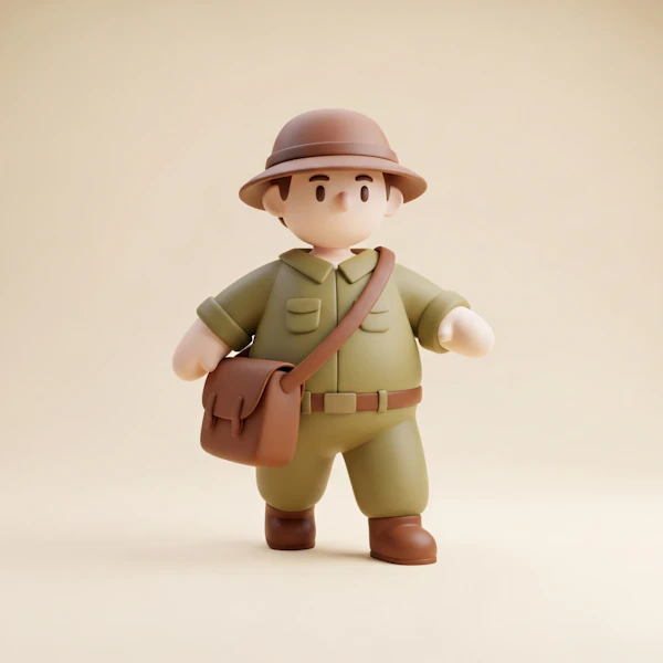 Cartoon Explorer Render