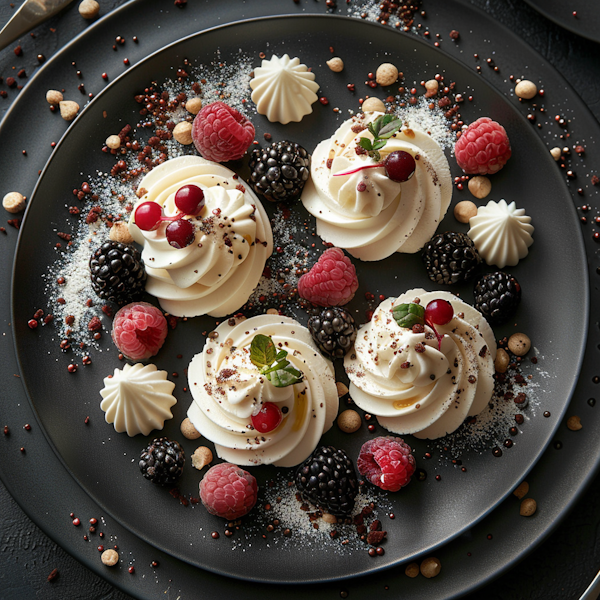 Elegant Dessert Presentation