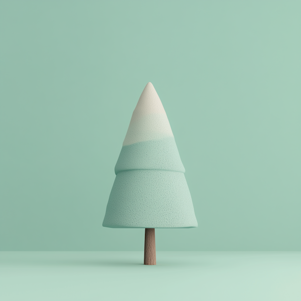 Minimalist Geometric Tree Art