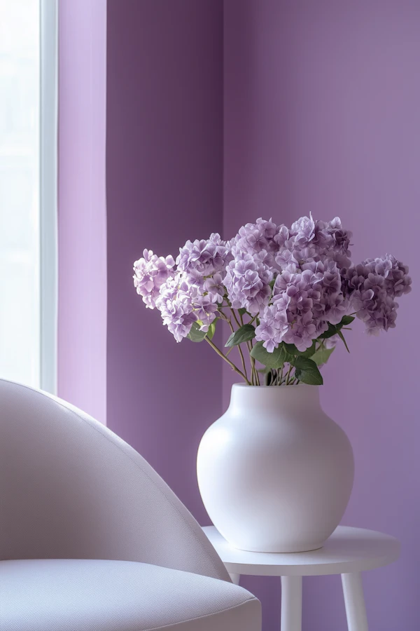 Lavender Interior Scene
