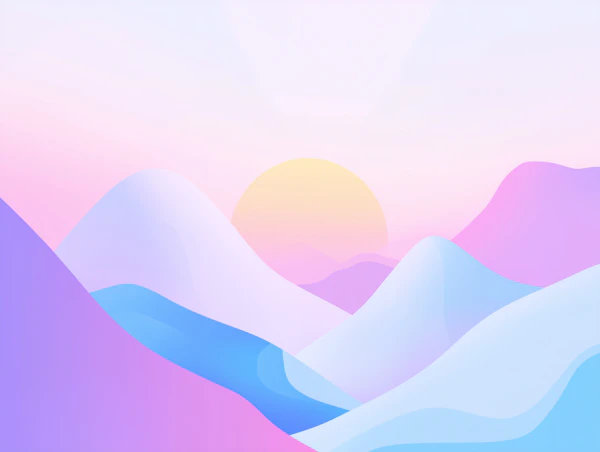 Pastel Landscape Art
