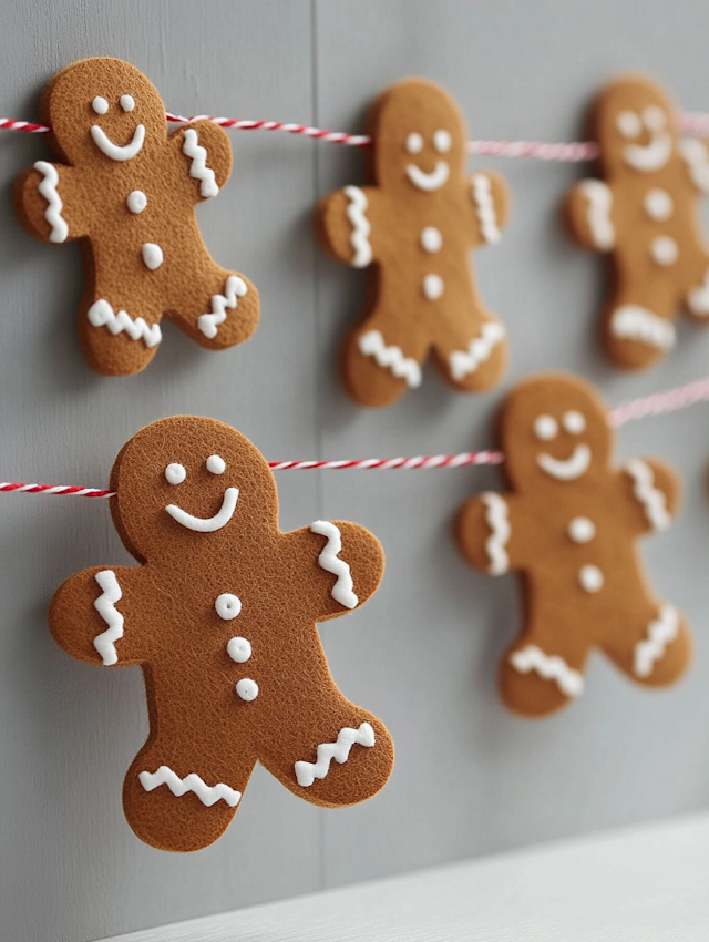 Gingerbread Cookie Garland